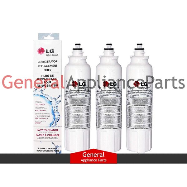 OPM 3 Pack Refrigerator Water Filter Fits Kenmore Sears # 9890