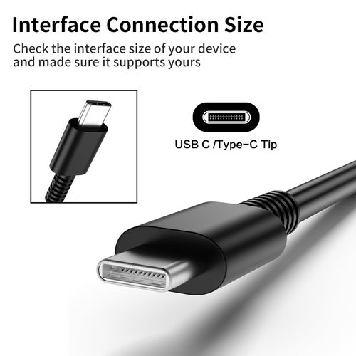 Ryaobwu 65W USB C Chromebook Charger Compatible with Hp Laptop Charger Type C, Compatible with Lenovo Thinkpad Yoga,Compatible with Dell Chromebook Latitude, Power Cord Adapter USB C