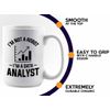 Data Analyst Coffee Mug 15oz White - i'm not a robot - Computer Science Tech Web Developer IT Database Programming Coding Software