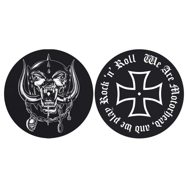 Motorhead 'Warpig Iron Cross' Turntable Slipmat Set