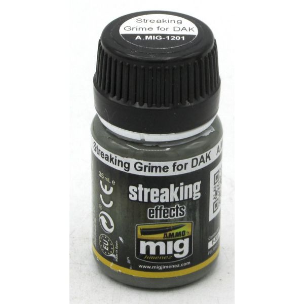 AMMO AMIG-1201 Streaking Grime for DAK [35ml] (Streaking Effects) WW2 German