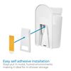iDesign Self-Adhesive Soap Dispenser - White