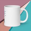 Rise and Drink White Glossy Mug