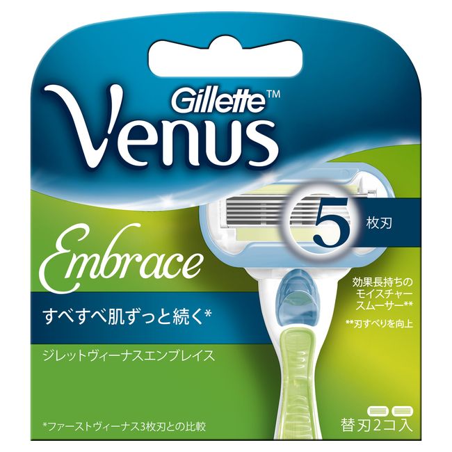 Venus Women's Razor Embrace 5 2 Replacement Blades