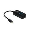 Sveon SCT336 - Cranberry USB Hub Type C to Type A and Type C