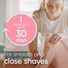Gillette Venus Mini ComfortGlide White Tea Razors for Women, Includes 1 Mini Handle + 3 Refills + 1 Case