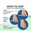 Broken Toe Wraps Hammer Toe Separator Splints Cushioned Bandages 4 pk Natra Cure