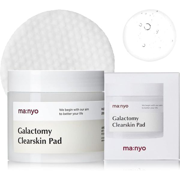ma:nyo Galactomy Clear Skin Toner Pads, 60 Count