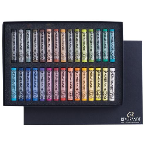 SOFT PASTELS Cardboard SET OF 30