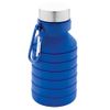 drinking bottle collapsible leakproof 550 ml blue