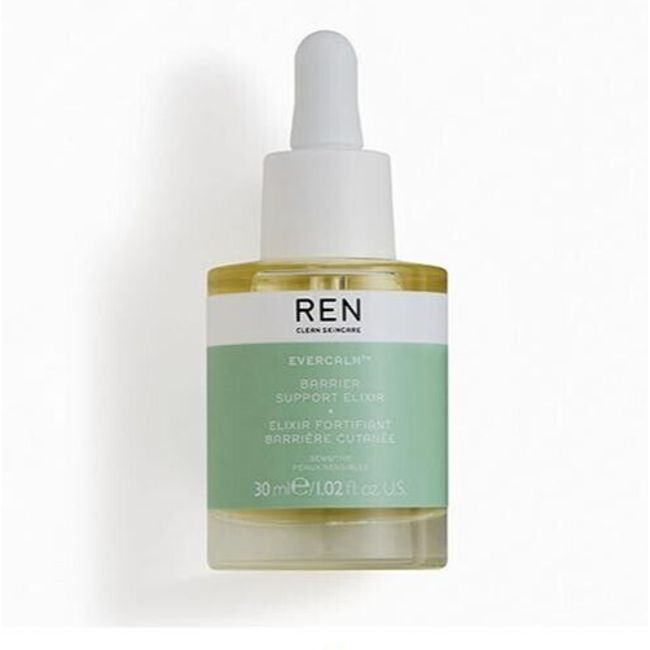 REN - Evercalm Barrier Support Elixir 1 oz. Serum Vegan SHIPS FREE New in Box