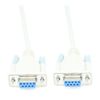 MyCableMart 1.5ft Serial Null-Modem, DB9/DB9 Female to Female Cable