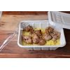 8.5" Large Heavy Duty Clear Plastic Disposable Serving Spoon 18pcs