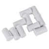 Sonew 10pcs NC Recessed Wired Door Window Sensor Magnetic Switch for Home Security Alarm System