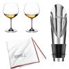 Riedel Vinum Oaked Chardonnay Montrachet Glass 2 Pack with Wine Pourer Bundle
