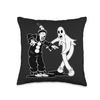 Koko the Clown and Ghost Dancing Throw Pillow