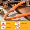 Stainless Steel Nutcracker for All Nuts, Heavy Duty Tool with Ergonomic Handle
