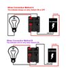 Inline Cord Switch, Heavy Duty 16A Ac125v/250v Large Current In-line O