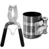 Ahvqevn 1 Set Engine Piston Ring Caliper Compressor Ratchet Pliers 53mm -175mm Tool Kit Installer Expander Remover Set