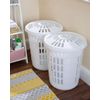 Laundry Basket With Lid Plastic Hamper Large 60L Washing Clothes Storage UK