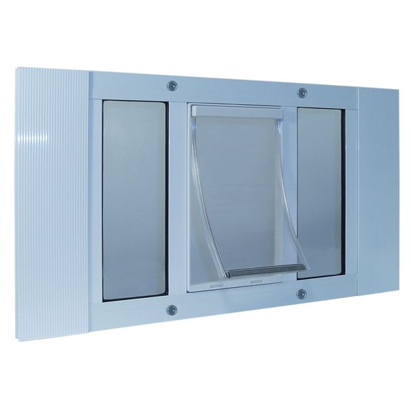 33" -38" WINDOW SASH Pet Cat Dog DOOR 7"x11" Flap