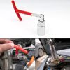 Holoras T-Handle Universal Joint Spark Plug Socket Wrench, 16mm 21mm Socket (Red)