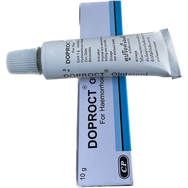 Hydrocortisone Hemorrhoid Ointment cream with  Zinc Oxide. Same as Suppositories