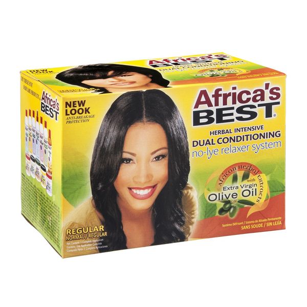 Africas Best Regular Relaxer Kit, Pack of 6