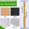 5/32" Drywall Cut Out Bit Cutout Drill Bit Sabre Point Titanium Nitrided-10Pcs