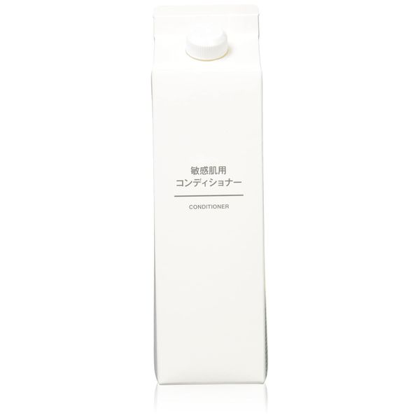 Muji 44593790 Conditioner for Sensitive Skin, Large Capacity, 21.3 oz (600 g)