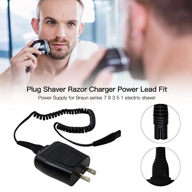 12V Power Supply Charging Cord Replacement Electric Shaver Razor