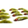 Creek Edge Complete Fly Cornhead Zonker Olive 12 Count #10 Barbed