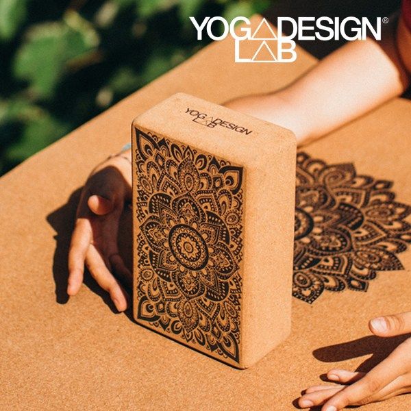 Yoga Design Lab Cork Yoga Block Props Pilates Stretching, single item