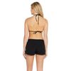 Volcom O0812301 Women's Classic Board Shorts (4-Way Stretch, UV Protection) [Simple SOLID 2", Black