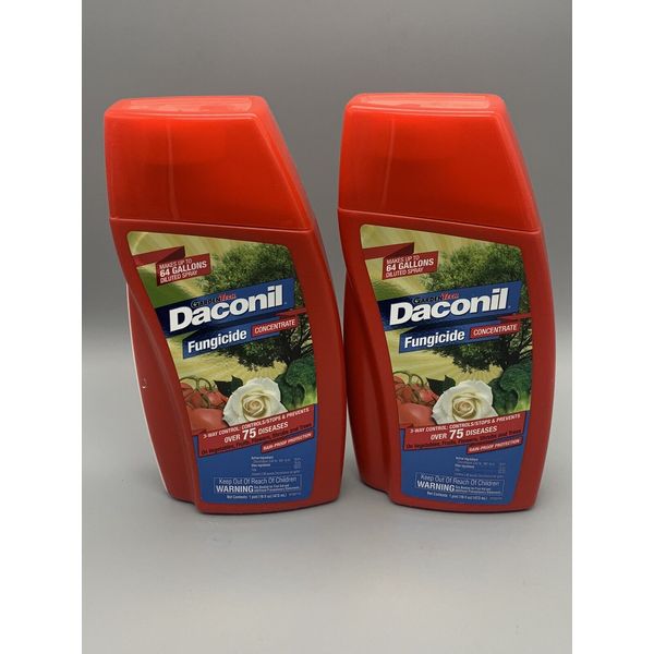 Daconil Garden Tech Home & Garden Fungicide Concentrate 16 Oz Lot of 2