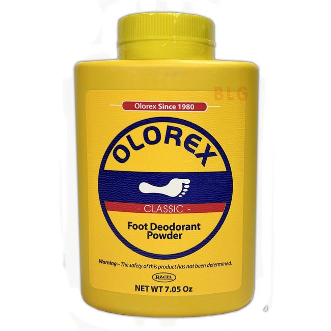 OLOREX Classic Foot Deodorant Powder Fresh No Odor All Day Relieves Itching 1-Pk