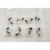 16 Suspender Buzzer trout flies, mixed in compartment box please see description