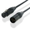 BELDEN 1192A XLR Microphone Cable NEUTRIK Gold (0.5m, Black)