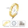 Philip Jones Gold Plated Adjustable Star Band Ring