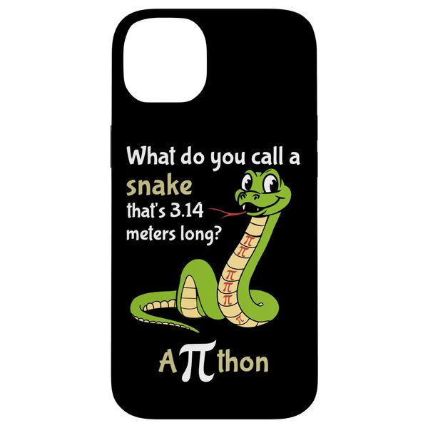 iPhone 14 Plus Math Joke Python Snake Happy Pi Day Math Day Mathematics Case