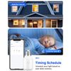 HAPYTHDA Remote Control Light Socket with Wifi(2.4G Only), Smart WiFi & Bluetooth & RF433 E26 E27 Light Bulb Adapter & Wireless Wall Switch, Remote and APP Control, Voice Control with Alexa and Google