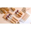 11Pcs Cosmetic Makeup Brushes Set Foundation Powder Eyeshadow Shadow Blush Brush