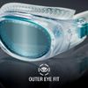 Speedo Hydrospex Classic Goggles, Smoke Ice, One Size