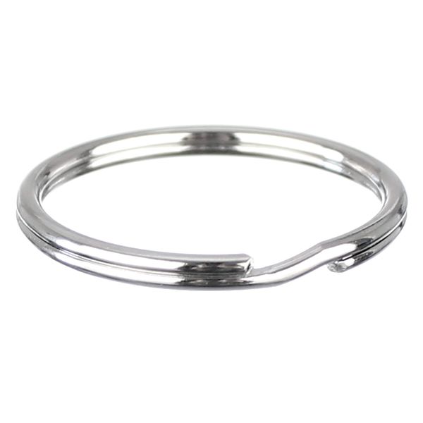 CleverDelights 1 3/8" Split Key Rings - 250 Pack - Strong Split Key Rings
