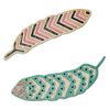 Sizzix Thinlits Die Set 2PK-Lattice Feathers by Craft Asylum