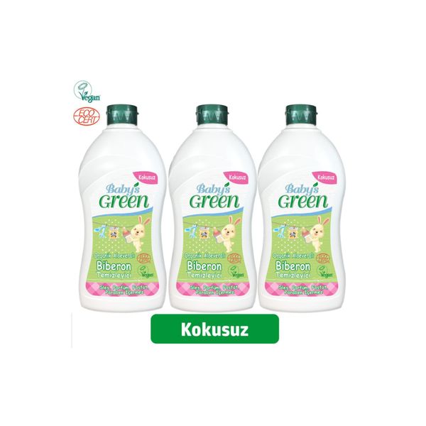 3'lü Set Organik Aloe Veralı Bebek Biberon 3* 500 ml