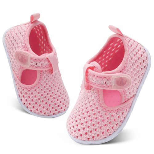 FEETCITY Baby Water Shoes Breathable Mesh Running Sneakers Beach Aqua Socks for Kids Boys Girls