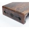 Rectangular Bed Step Stool, Large Surface Step Ladder Low Wood Stool for Kitchen