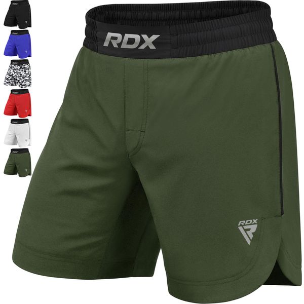 RDX MMA Shorts Sporthose Herren Kurz, Kampfsport Boxen Trainingshose Männer, Kickboxen Muay Thai Boxing Grappling Boxhose Sparring, Freefight Martial Arts Kampfshorts Fitness Laufhose Jogginghose