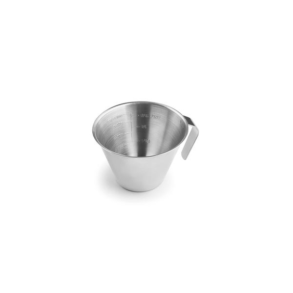 IBILI - 681601 - Stainless Steel Measuring Cup, 100 Ml, Silver